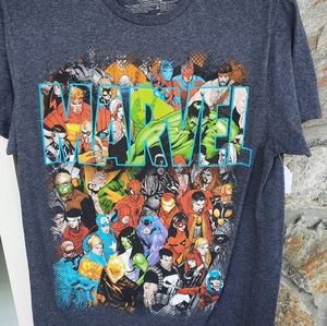 Marvel Comics Super Hero Short Sleeve Graphic Tee Size Medium